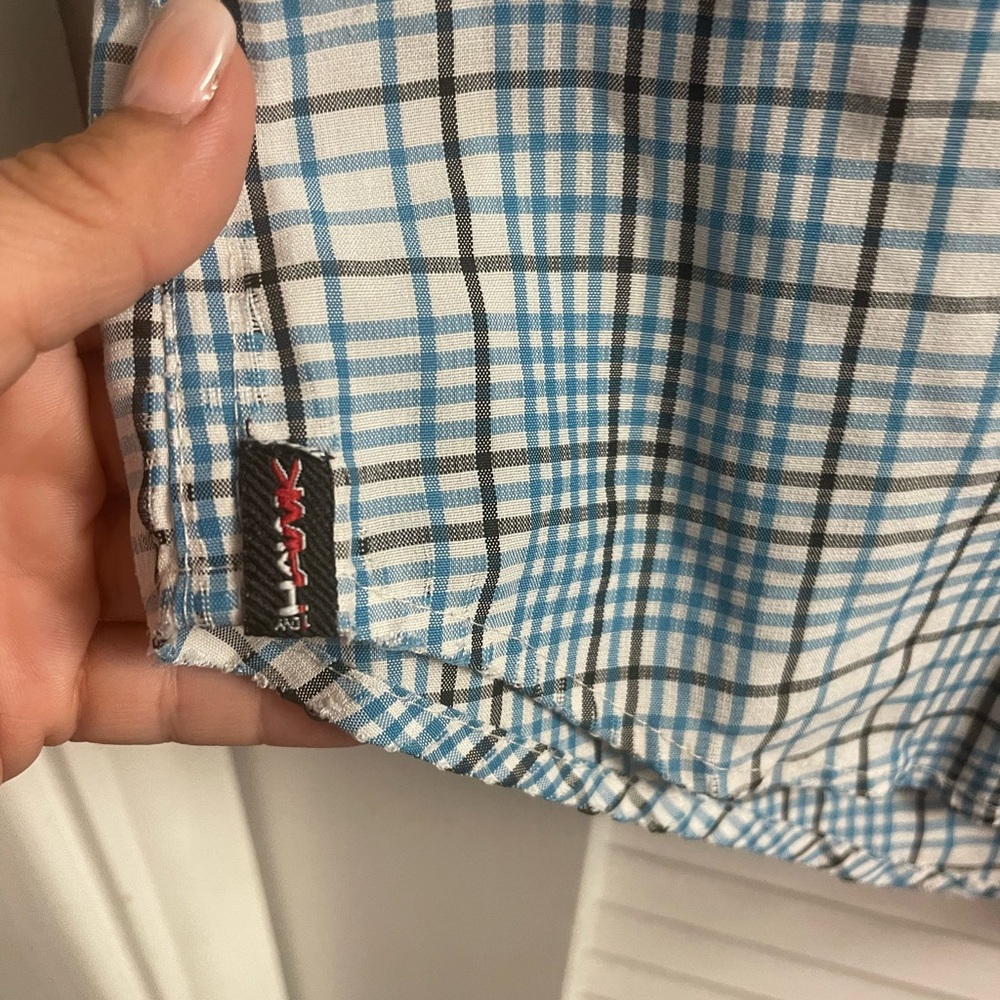 Hawk by Tony Hawk Y2K Size XL (Runs Small) Short Sleeve Button Down-Like New - Picture 5 of 6